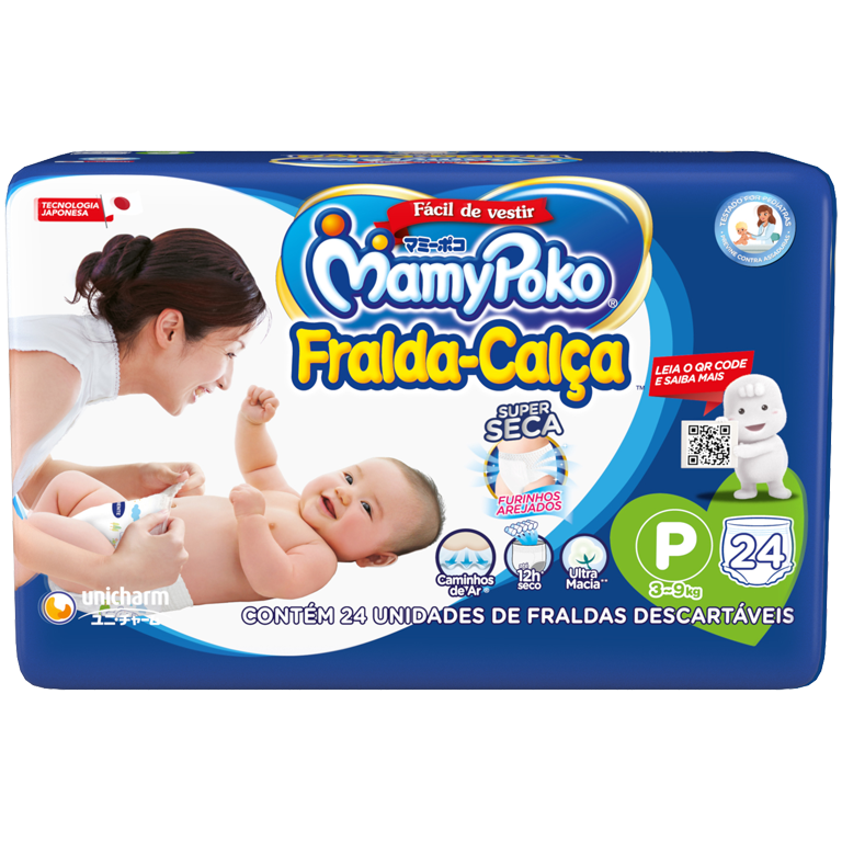 MamyPoko Fralda-Calça™ P