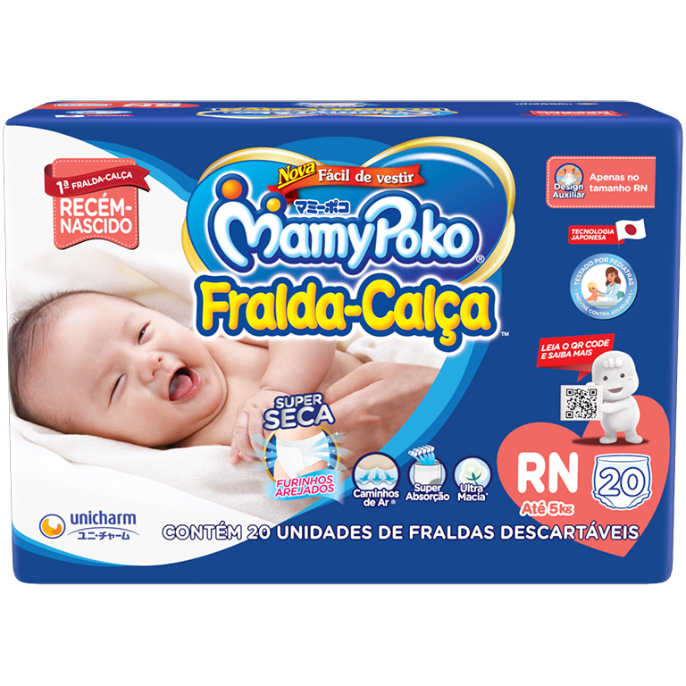 MamyPoko Fralda-Calça™ RN